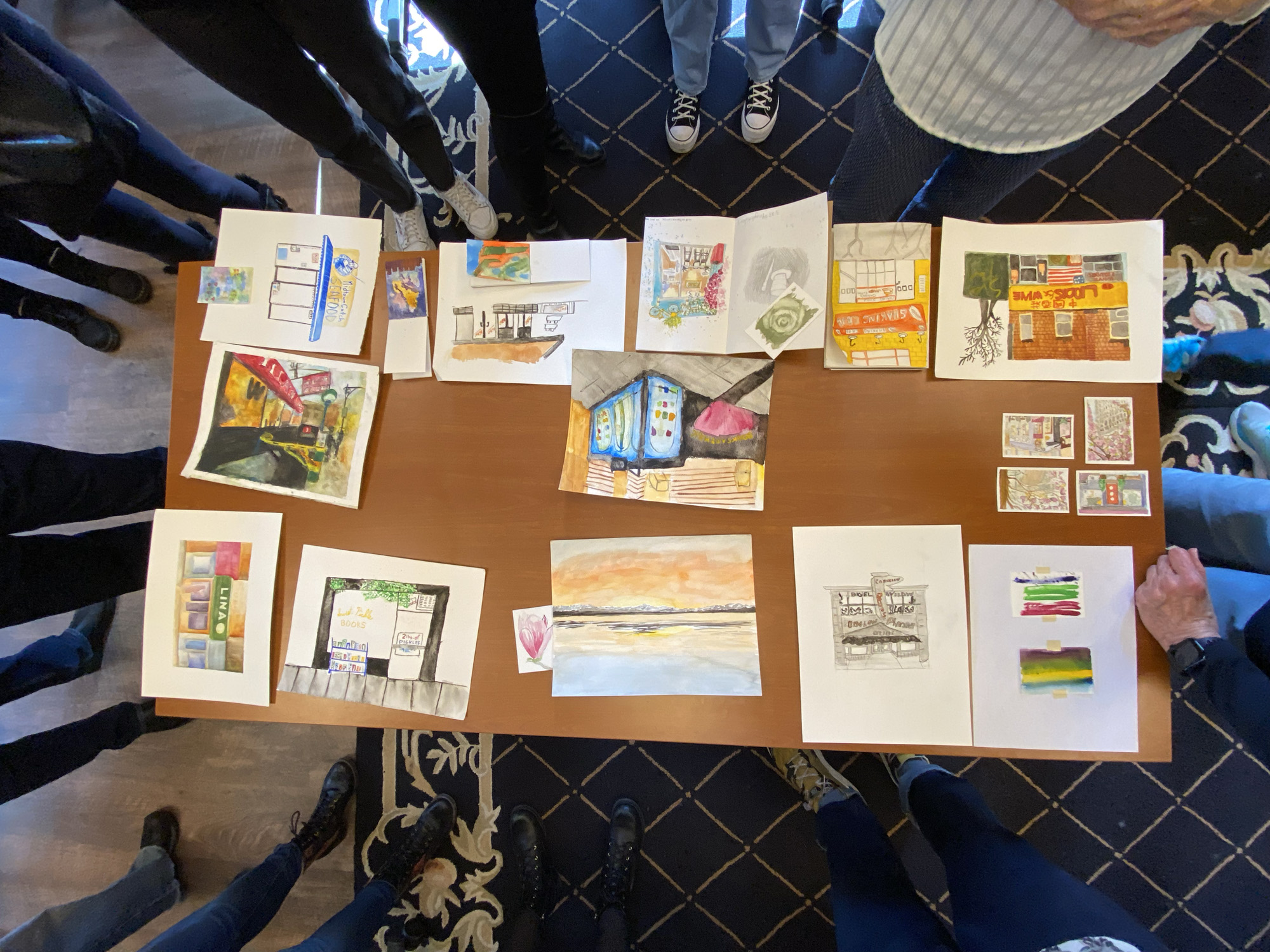 Sharing last week's homework